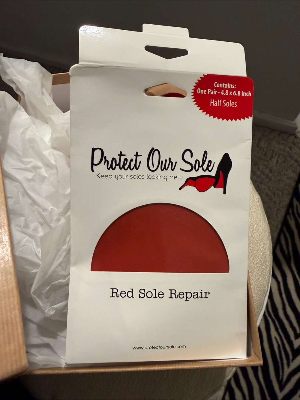 Christian Louboutin heels w Red Sole Repair Insert